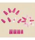 NA111 - Pink Long Ballet Nails